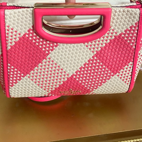 KATE SPADE ALEXIA CROSSBODY STRAW/LEATHER - Picture 10 of 12